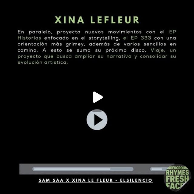 Xina Lefleur — EP drumless
